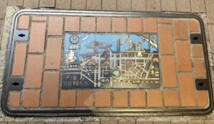 横浜のマンホールの写真